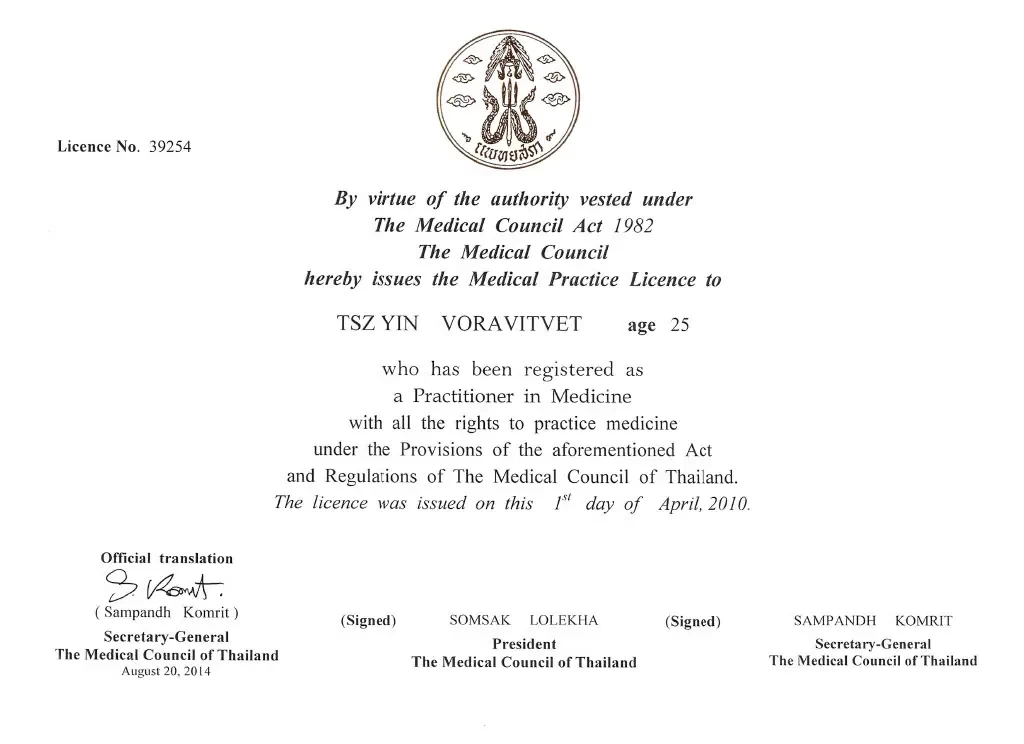 Registered Medical Practitioner